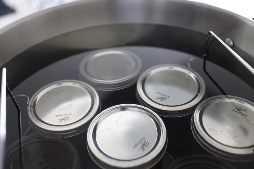 water bath canning