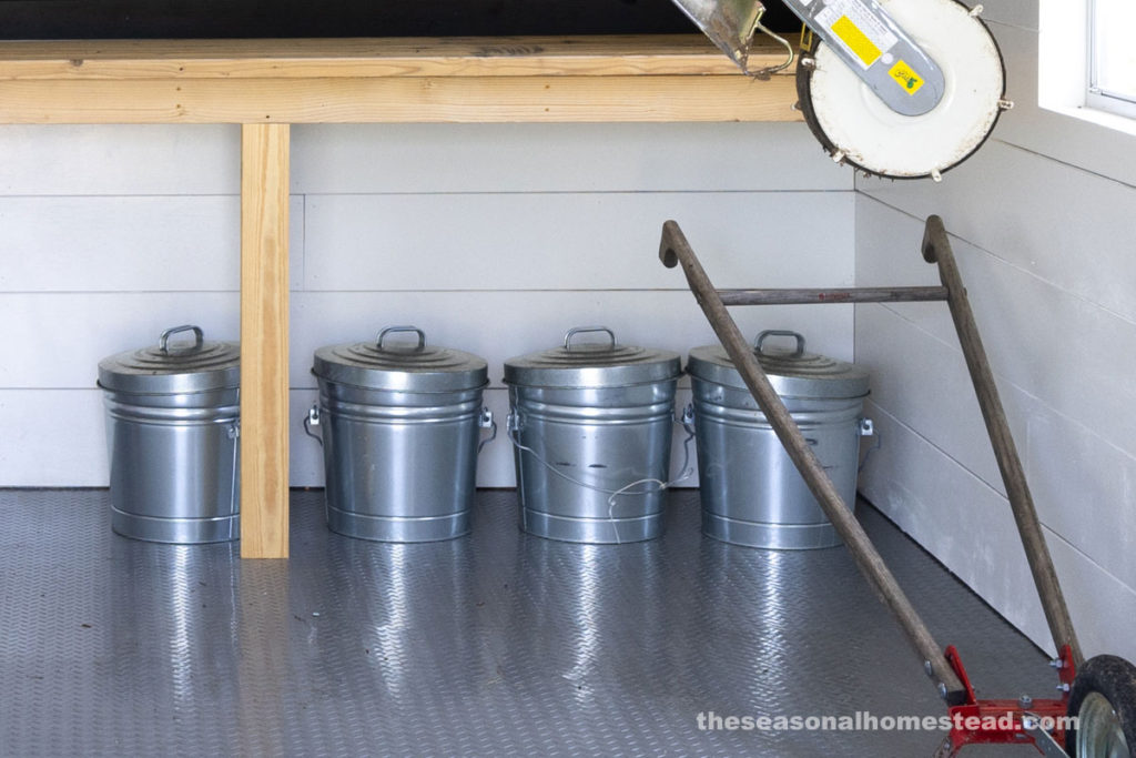 storage bins shed organization ideas